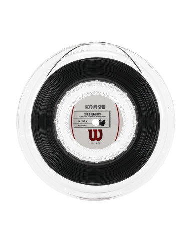 Wilson Revolve Spin 17 (Sort) Tennissnøre Rulle 